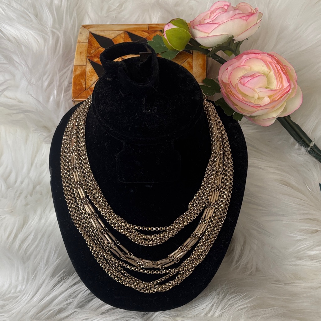 Marino Elegant Golden Multi-Layer Necklace